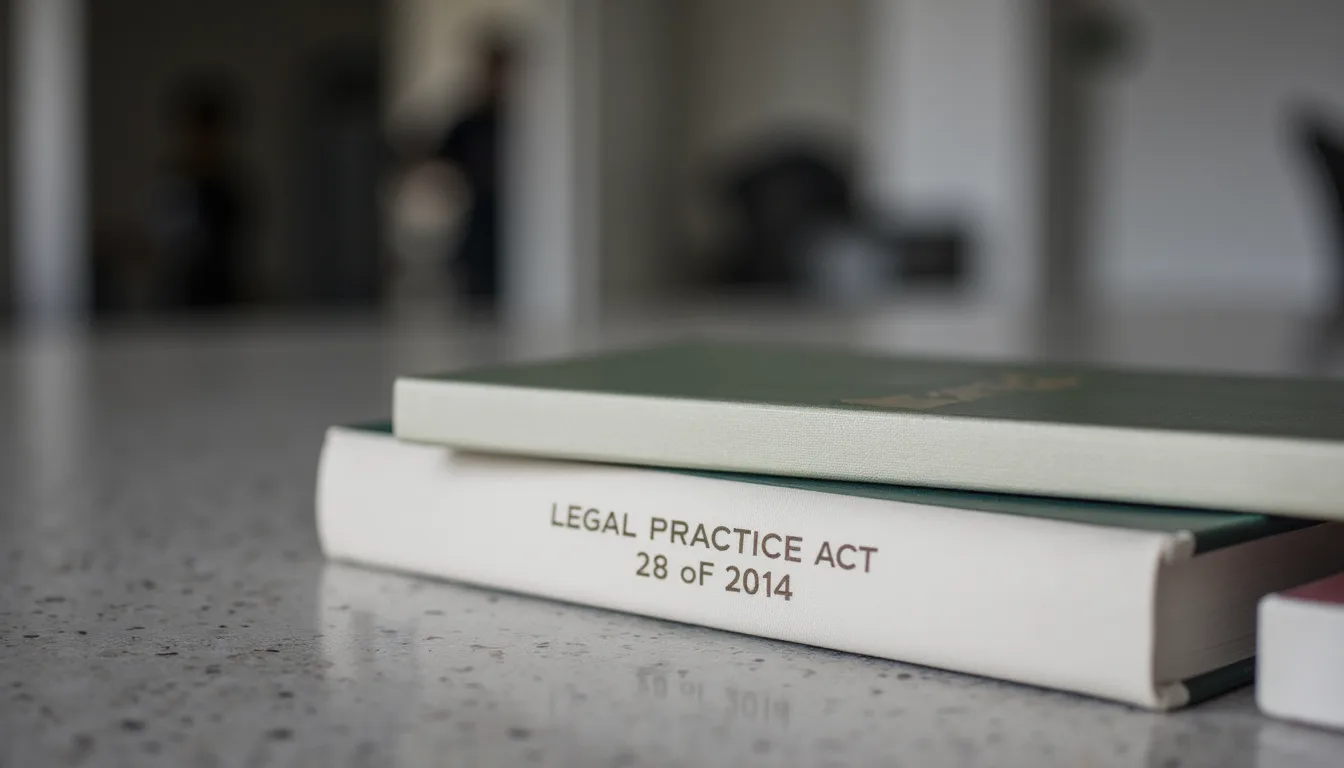 Legal Practice Act 28 of 2014 governing conveyancing and professional conduct in South Africa