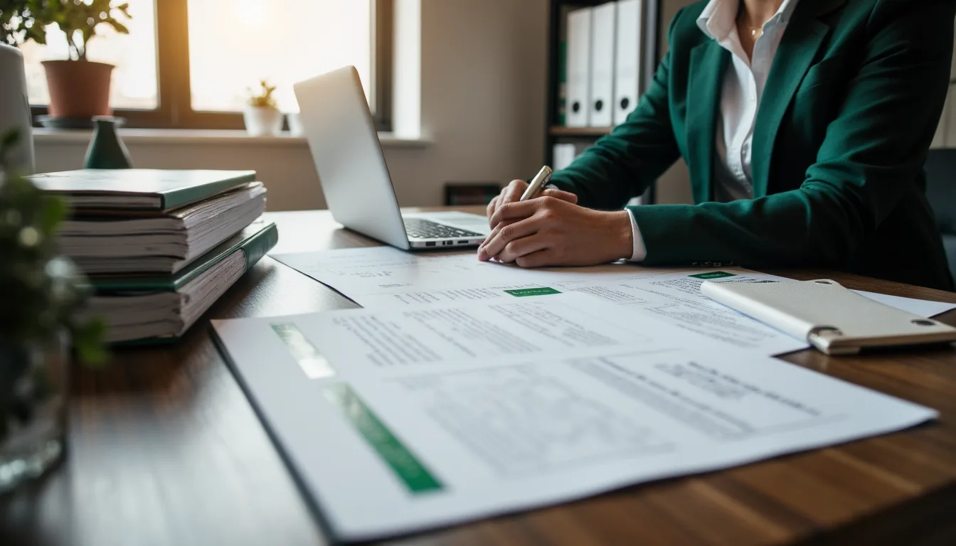 How to become a conveyancer in South Africa shown through office-based legal work and transfer documents