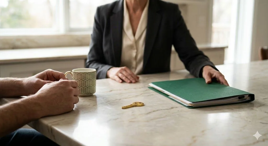 Conveyancer discussing types of transfers between spouses