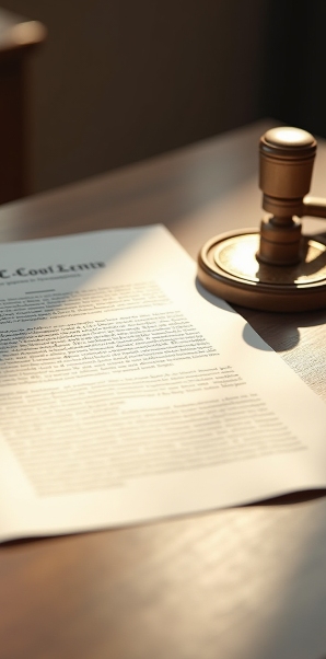Notary stamp on document